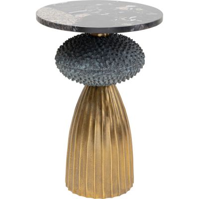 Столик приставний круглий KARE DESIGN Masha, d:43, (чорно-золотий) 86449 в Киеве купить kare-design мебель свет декор