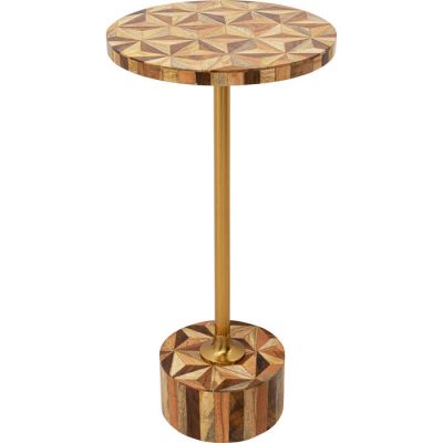 Столик приставний круглий KARE DESIGN Domero Geo Brown, d:25, (коричневий) 86570 в Киеве купить kare-design мебель свет декор