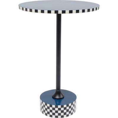 Приставной столик Domero Race Blue d:40cm 86731 в Киеве купить kare-design мебель свет декор