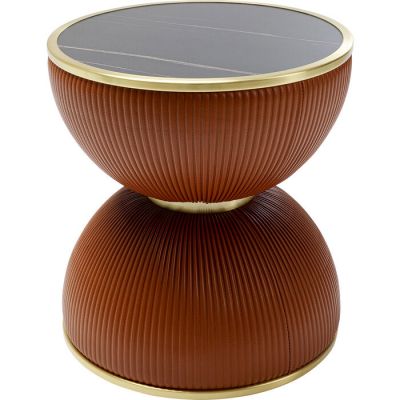 Столик приставний круглий KARE DESIGN Endless Vegas Orange, d:47, (коричневий) 87131 в Киеве купить kare-design мебель свет декор