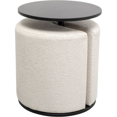 Столик з пуфом KARE DESIGN Better Together (2-part), d:46 88003 в Киеве купить kare-design мебель свет декор