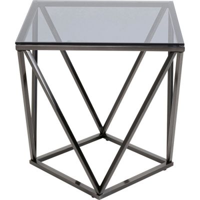 Столик приставний KARE DESIGN Cristallo Graphite, 50x50 см, (чорний) 70377 в Киеве купить kare-design мебель свет декор