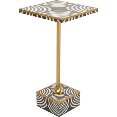 Столик приставний KARE DESIGN Zebra, 25x25 см, (чорно-білий) 71018 в Киеве купить kare-design мебель свет декор