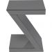 Приставний столик Luxury Z Grey 45х33см