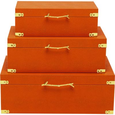 Сундук Noah Orange (3/Set) 56259 в Киеве купить kare-design мебель свет декор