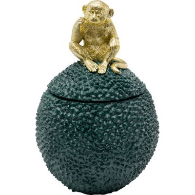 Декоративна скринька Jackfruit Monkey 30cм, (зелено-золотий) 57248 у Києві купити kare-design меблі світло декор