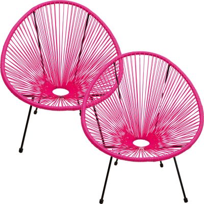 Armchair Acapulco Pink 2/Set 47423 у Києві купити kare-design меблі світло декор