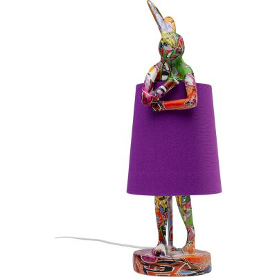 Table Lamp Animal Rabbit Graffiti/Purple 50cm 56662 у Києві купити kare-design меблі світло декор