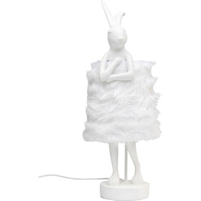 Table Lamp Animal Rabbit Fur White/Silver 68cm 56670 у Києві купити kare-design меблі світло декор