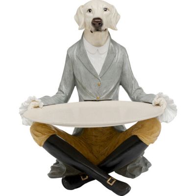 Deco Figurine Gentleman Dog Tray 29cm 56916 в Киеве купить kare-design мебель свет декор
