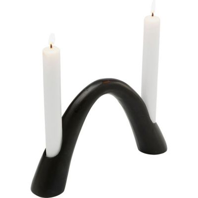 Candle Holder Bow Duo Black 13cm 57122 у Києві купити kare-design меблі світло декор