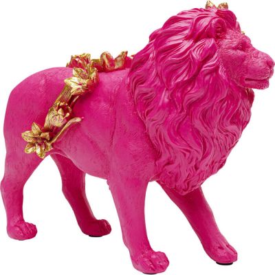 Deco Figurine Flower Lion Pink 19cm 57255 в Киеве купить kare-design мебель свет декор