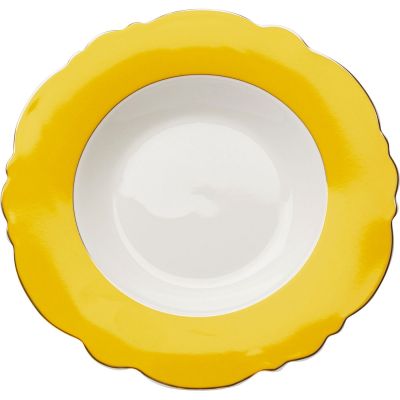 Plate Deep Harlequin Yellow Ø23cm 56991 в Киеве купить kare-design мебель свет декор