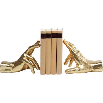 Тримач  для книг KARE DESIGN Fingers (2/Set), 15 см, (золотий) 53071 у Києві купити kare-design меблі світло декор