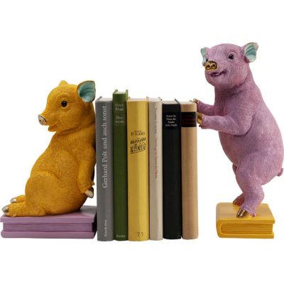 Тримач  для книг KARE DESIGN Pig Party, (2/Set), (різнокольоровий) 56708 у Києві купити kare-design меблі світло декор