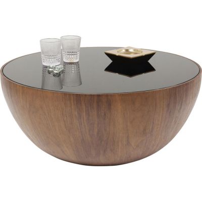 Столик журнальний круглий KARE DESIGN Tear Drops Walnut, d:80, (коричневий) 83760 в Киеве купить kare-design мебель свет декор