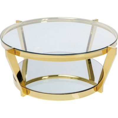 Столик журнальний круглий KARE DESIGN Monocolo Gold, d:90, (золотий) 85365 у Києві купити kare-design меблі світло декор