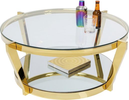 Столик кофейный Monocle Gold ∅90 см. 85365 в Киеве купить kare-design мебель свет декор