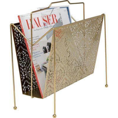 Столик журнальний KARE DESIGN Magazin Holder Basket Gold Big, (золотий) 86377 в Киеве купить kare-design мебель свет декор