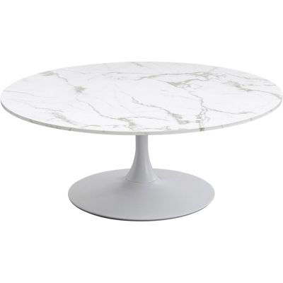 Кофейный стол Schickeria Marble White Ø110cm 87764 в Киеве купить kare-design мебель свет декор