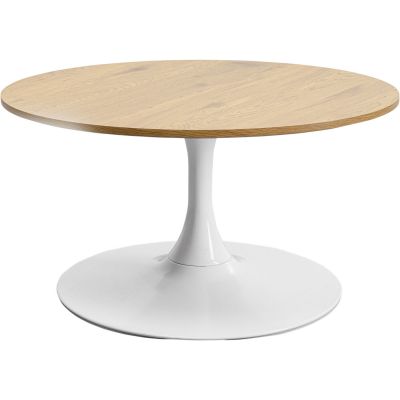 Кофейный стол Schickeria Oak White  Ø80cm 87765 в Киеве купить kare-design мебель свет декор