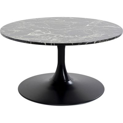 Кофейный стол Schickeria Marble Black Ø80cm 87766 в Киеве купить kare-design мебель свет декор