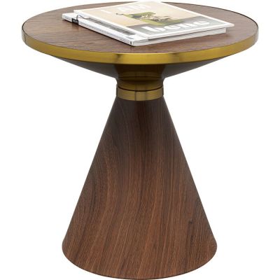 Столик журнальний круглий Cono Walnut Ø50cm, (коричневий) 87811 в Киеве купить kare-design мебель свет декор