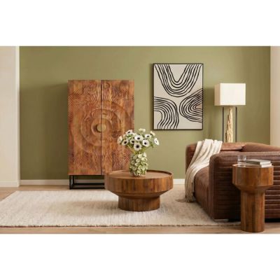 Столик журнальний круглий Table Tessa Ø80cm, (коричневий) 70345 у Києві купити kare-design меблі світло декор