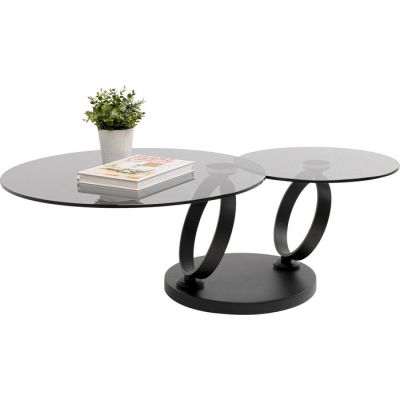 Столик журнальний круглий Beverly Smoke Black 132x80cm, 70711 в Киеве купить kare-design мебель свет декор