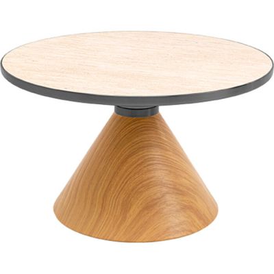 Столик журнальний KARE DESIGN Cono Oak Travertin, d:70, (світло-коричневий) 70656 в Киеве купить kare-design мебель свет декор