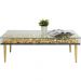 Журнальний столик Gold Flowers 120х60см