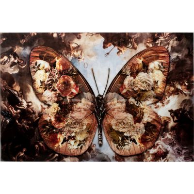 Картина на склі Butterfly 150x100cm 53584 у Києві купити kare-design меблі світло декор