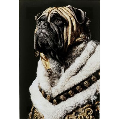 Картина на склі KARE DESIGN King Pug, 40х60 см 55412 у Києві купити kare-design меблі світло декор