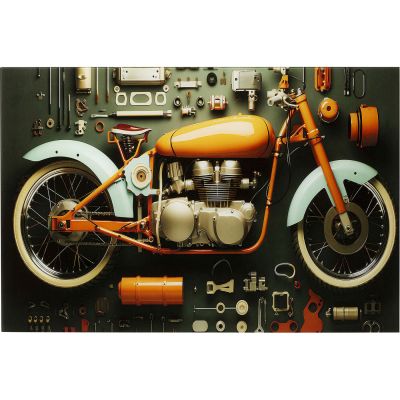 Картина на склі Garage Motorbike 60x80cm 56269 у Києві купити kare-design меблі світло декор