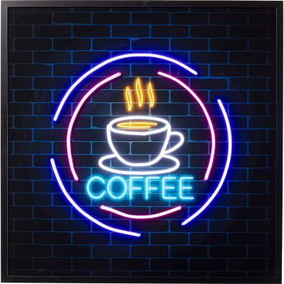 Картина на стекле Coffee LED 80x80cm 56455 в Киеве купить kare-design мебель свет декор