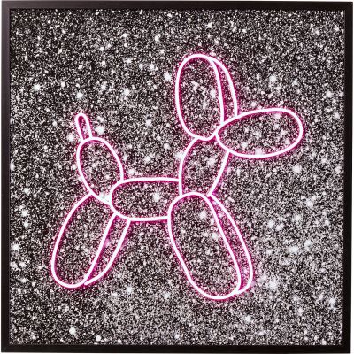 Картина на стекле Balloon Dog LED 80x80cm 56456 в Киеве купить kare-design мебель свет декор