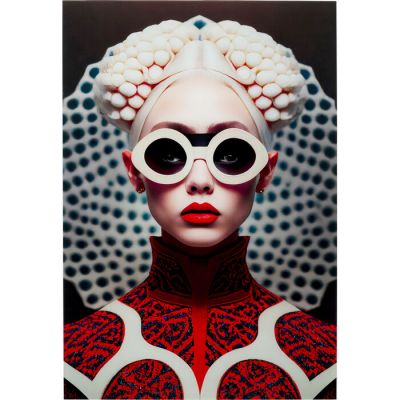 Картина на склі Muse Vibe 80x120cм, (різнокольоровий) 57667 у Києві купити kare-design меблі світло декор