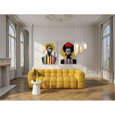 Картина на склі Muse Retro Lady Red 80x120cм, (різнокольоровий) 57668 у Києві купити kare-design меблі світло декор