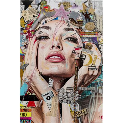 Картина на склі Artsy Portrait Front, 80x120 см 57670 у Києві купити kare-design меблі світло декор