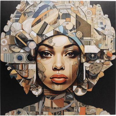 Картина на склі 3D Art Geo Woman, 80x80 см 57827 у Києві купити kare-design меблі світло декор