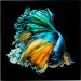 Картина на стекле Aqua Queen Betta Fish 100x100cm