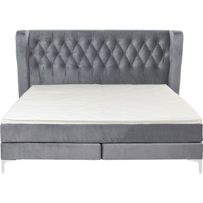 Ліжко з пружинним матрацом Benito Moon Grey 180х200см 86095 у Києві купити kare-design меблі світло декор