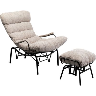 Крісло гойдалка з пуфом Vienna Swing, (бежевий) 87841 в Киеве купить kare-design мебель свет декор