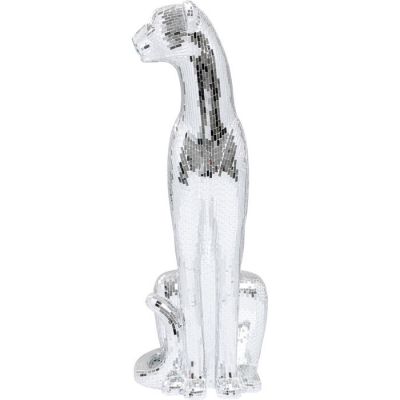 Ростова фігура KARE DESIGN Mosaik Welcome Panther Left XL, 150 см, (срібний) 39252 в Киеве купить kare-design мебель свет декор