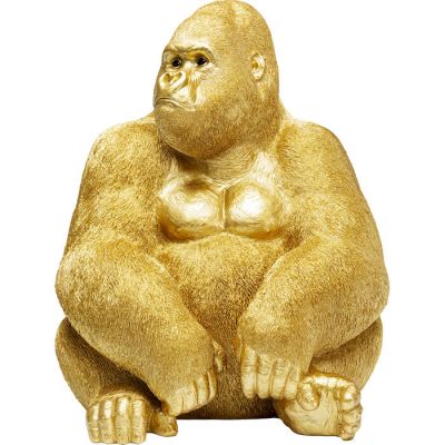 Ростова фігура KARE DESIGN Monkey Gorilla Side XL Gold, 76 см, (золотий) 61445 в Киеве купить kare-design мебель свет декор