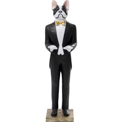 Ростова фігура KARE DESIGN Butler Dog Alfred, 165 см, (чорно-білий) 53764 в Киеве купить kare-design мебель свет декор