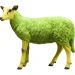 Декоративна фигура Sheep Colore Green  60 см.