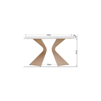 Консоль Gloria Macchiato 140x81cм, (бежевий) 70760 у Києві купити kare-design меблі світло декор