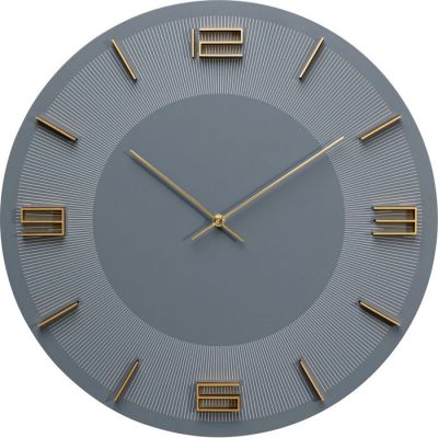 Годинник настінний KARE DESIGN Leonardo Grey/Gold, d:50, (сірий) 52054 у Києві купити kare-design меблі світло декор