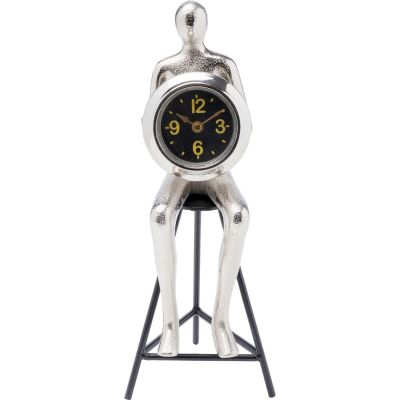 Настольные часы Sitting Man Silver 12x31cm 54539 в Киеве купить kare-design мебель свет декор